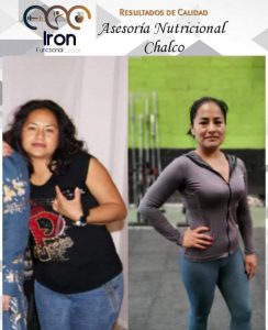 Nutriólogo en Chalco. Resultados efectivos con dieta personalizada 2 pacinte chalco